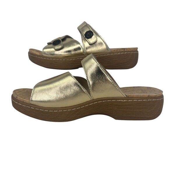 Alegria Style Krystal Style Sandals Womens 9.5 - 10 EU40 Gold Champagne - Picture 7 of 16